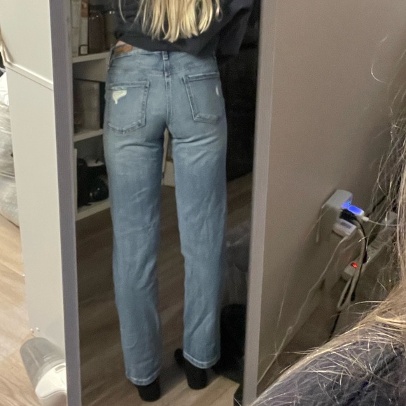 Garage mid rise straight leg jeans - Picture 4 of 8